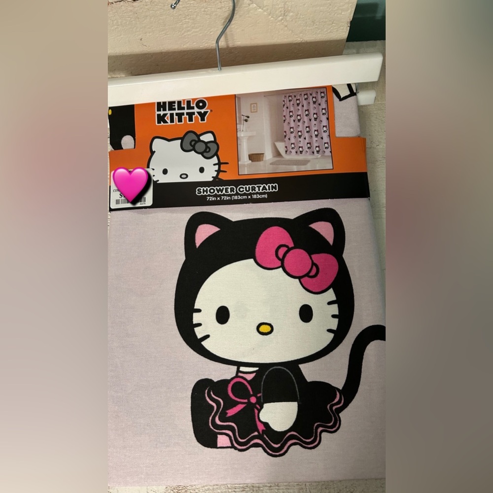 Hello Kitty Halloween Shower Curtain